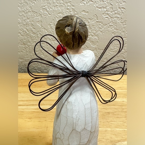 WILLOW TREE You’re The Best Angel With Apple Susan Lordi 2010 DEMDACO 5.25" - Picture 9 of 11